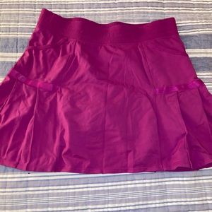 Fuscia Pink Athleta Tennis Running Skirt XL